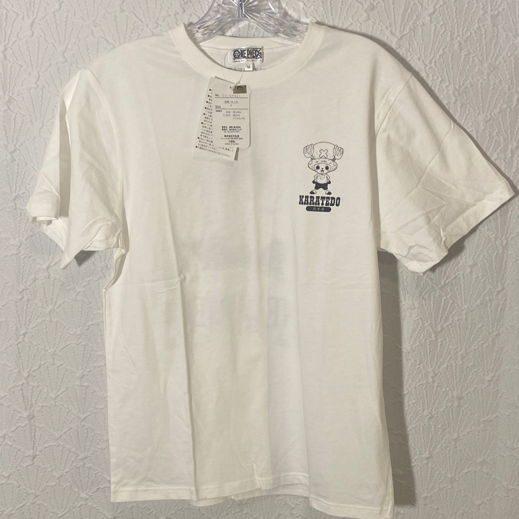Nwt One Piece White Graphic Tee Collector Worthy
